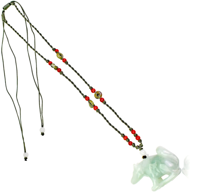 Unleash Your Inner Wolf with the Wolf Jade Pendant NecklaceNecklacesSerenity Jade