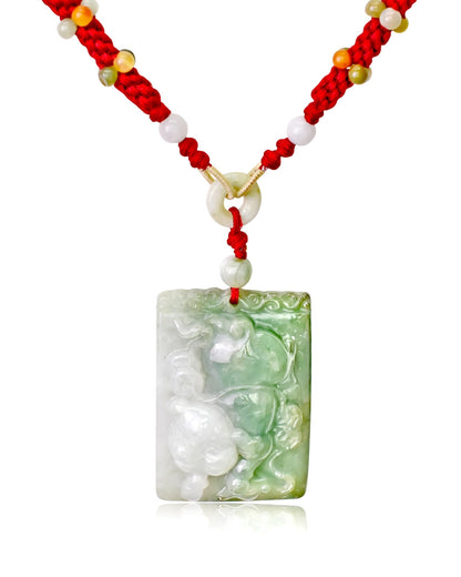Green Jade Boar Chinese Zodiac a Customs Pendants with Chinese Birth Signs Symbol of Wealth and Fortune Birthday Gift