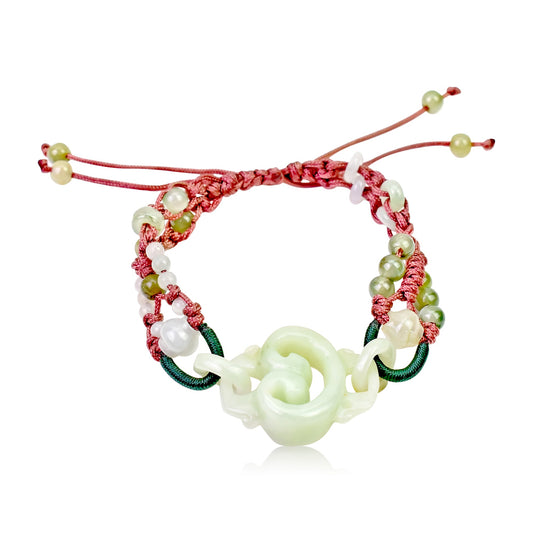 Mother's Day Gift Jade Bracelet For Women Ancient Bracelet Spiritual Protection Bracelet Positive Flow