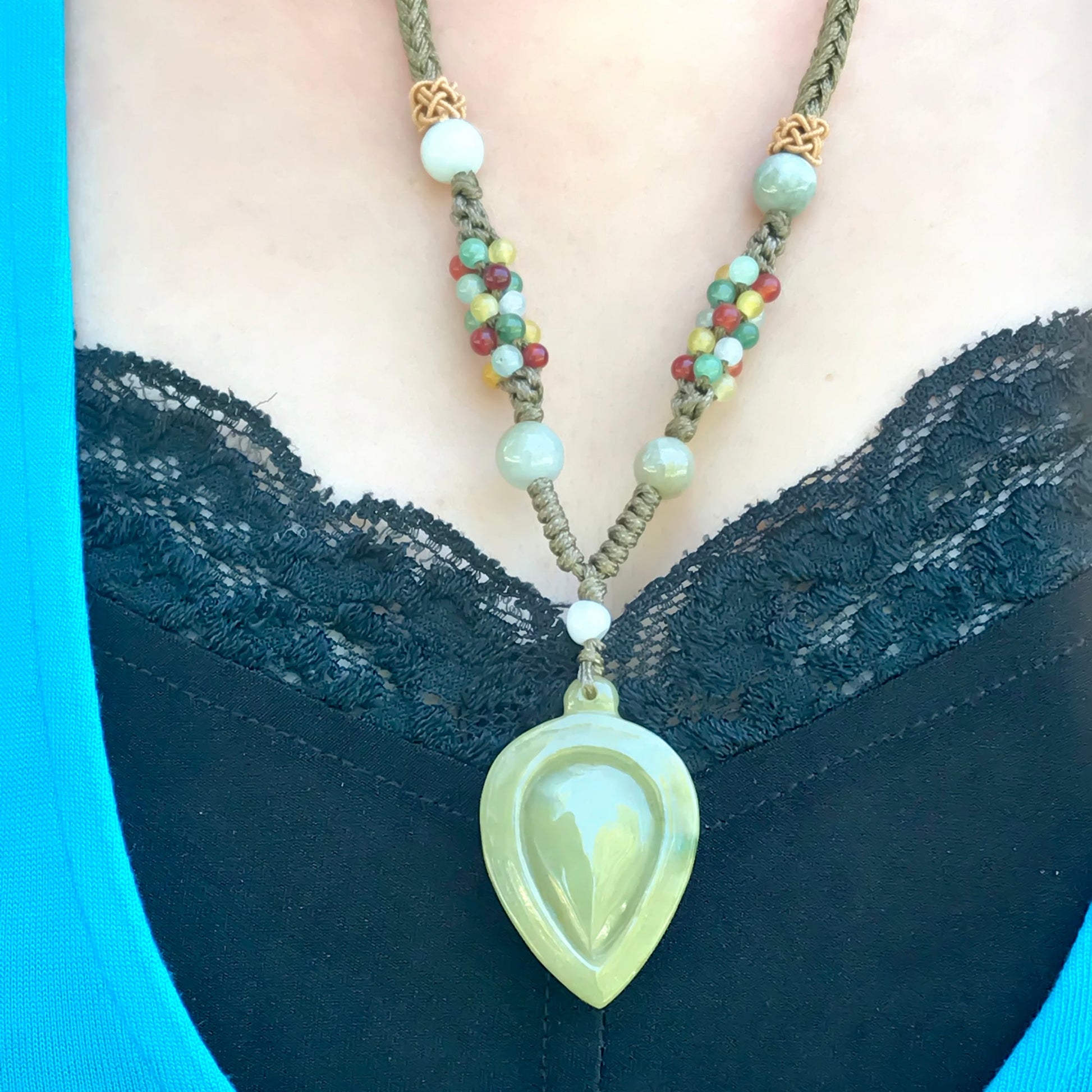 Unlock Your Magical Potential with the Clover Shape Jade NecklaceNecklacesSerenity Jade