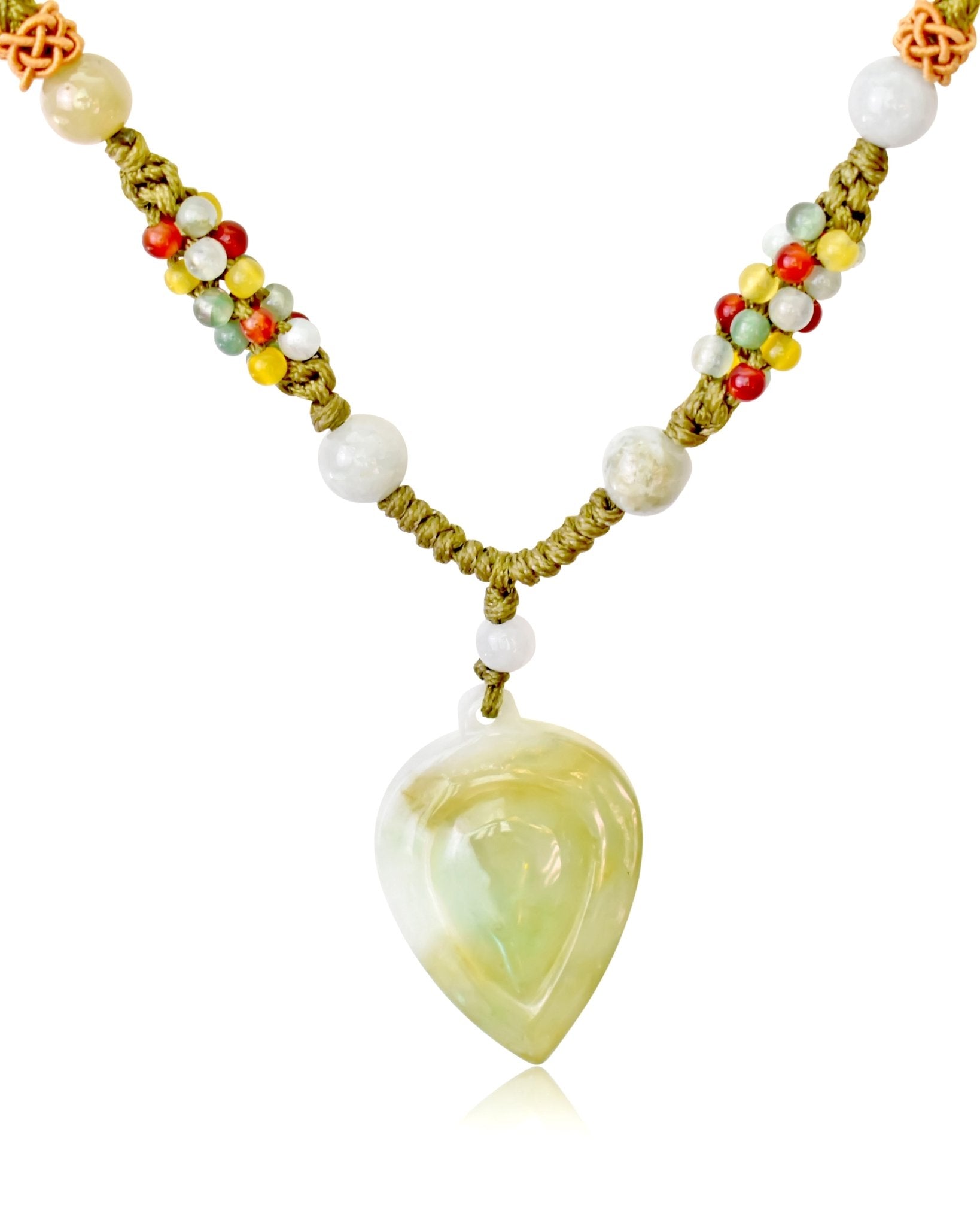 Unlock Your Magical Potential with the Clover Shape Jade NecklaceNecklacesSerenity Jade