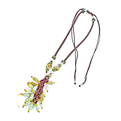 Divine Spirit Bead Necklace A Chain Handmade For Women Handcrafted Necklace Elegant Birthday Gift