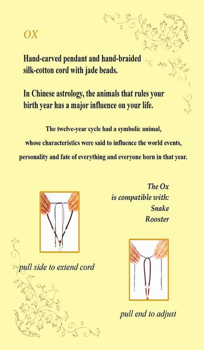 Year of the Ox Post Card, Back side